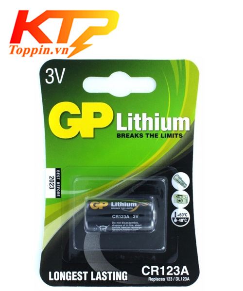 Pin CR123 GP - Pin Lithium 3v