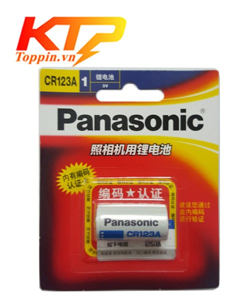 Pin CR123 Panasonic - Pin Lithium 3v