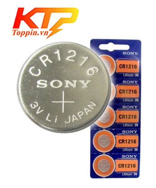pin Sony CR1216 Lithium 3V chính hãng